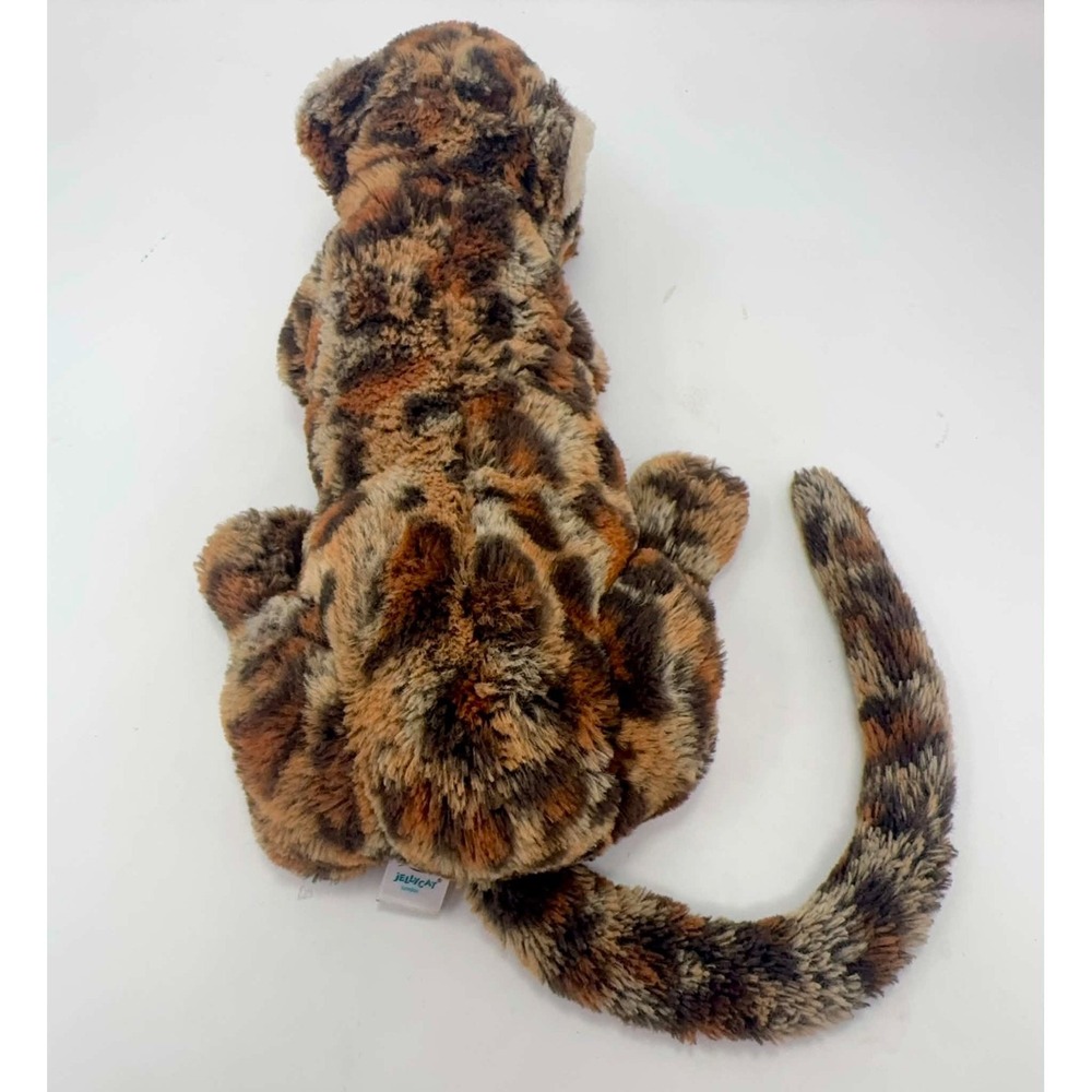 RARE Jellycat Livi Leopard 12" Plush Retired HTF Authentic Spotted Big Cat Soft - Picture 4 of 11